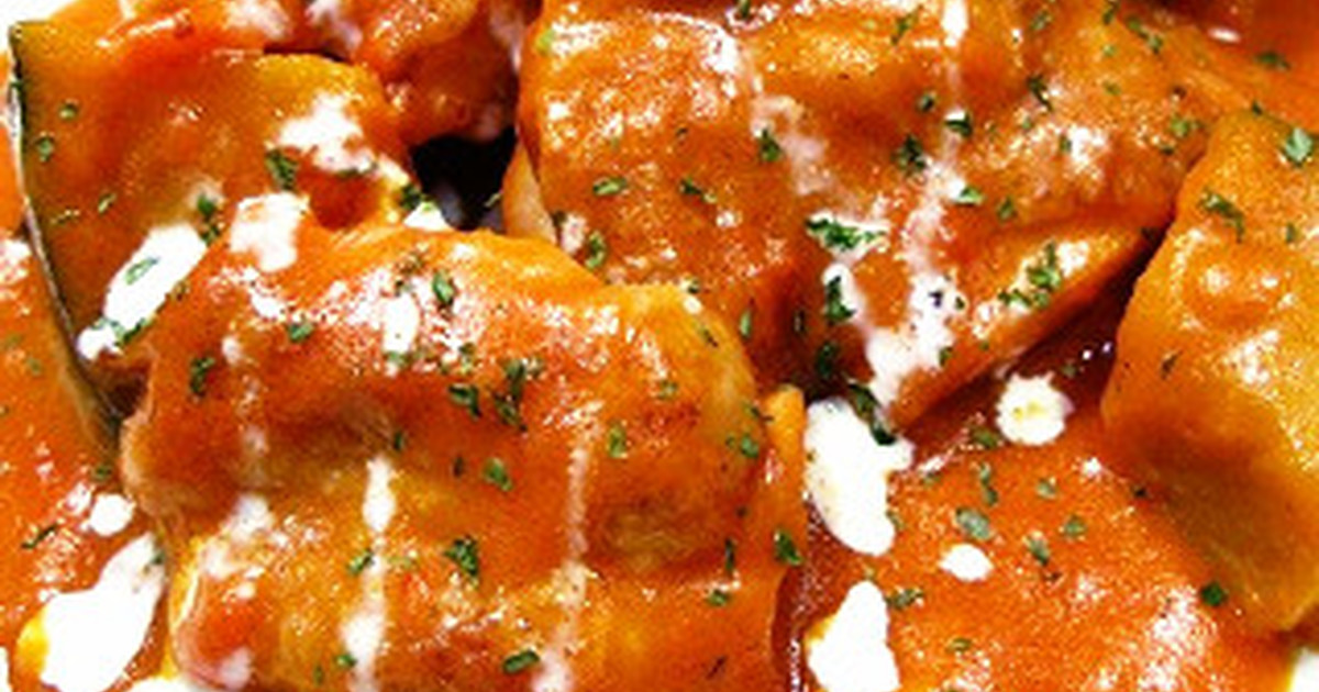 ■簡単！鶏肉とかぼちゃのトマトクリーム煮 by 梶原鮎友 [クックパッド] 簡単おいしいみんなのレシピが252万品