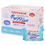 水99%おしりふき　100枚×16個パック　1ケース