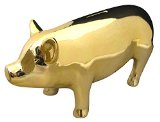 PIG OBJET BANK S Gold