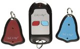 Click 'N Dig Key Finder キーファインダー 2つのレシーバー ワイヤレスRF搭載探知機 (追加バッテリー無料) D2 Item Locator