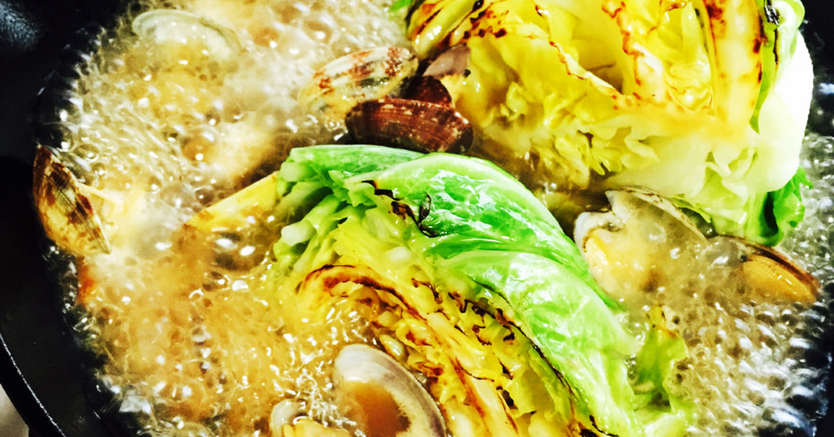 キャベツ焼きのアサリだしスープ by さおりのレシピ [クックパッド] 簡単おいしいみんなのレシピが238万品
