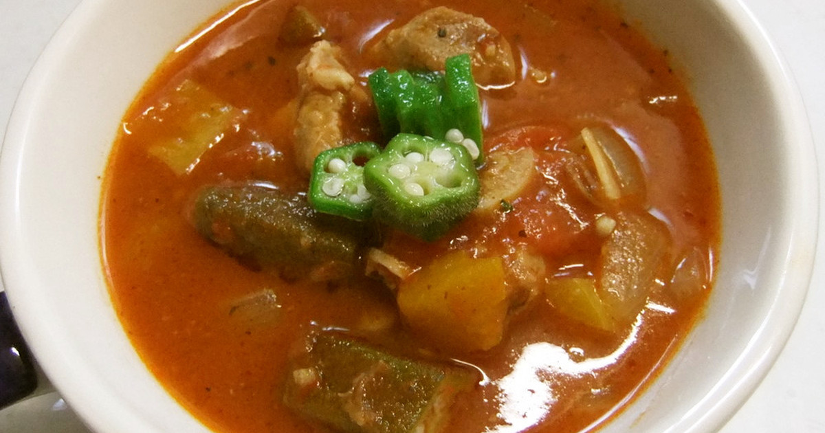 夏野菜☆オクラと鶏肉のガンボスープ by oharumin [クックパッド] 簡単おいしいみんなのレシピが239万品