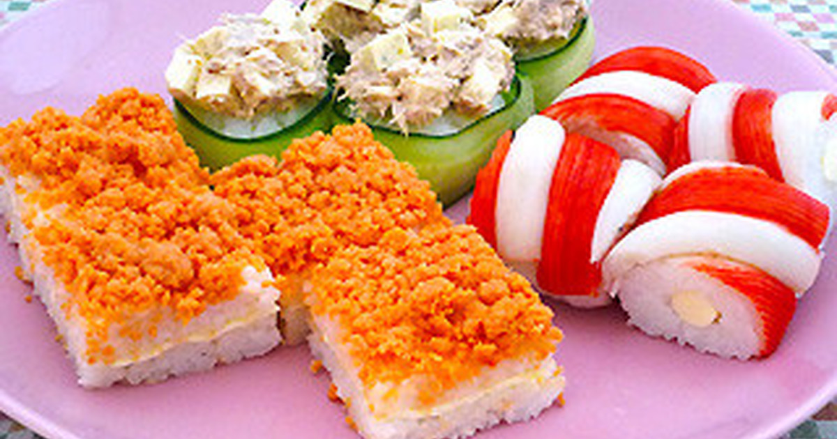 ひな祭り　ひとくち寿司 by 六甲バター [クックパッド] 簡単おいしいみんなのレシピが246万品