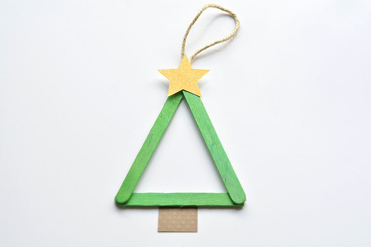 Popsicle Stick Christmas Trees