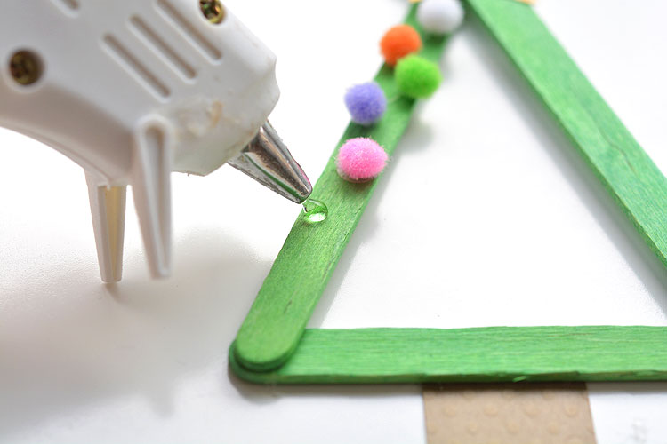 Popsicle Stick Christmas Trees