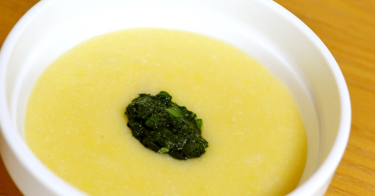 離乳食*中期～『高野豆腐入コーンスープ』 by つちかな [クックパッド] 簡単おいしいみんなのレシピが249万品