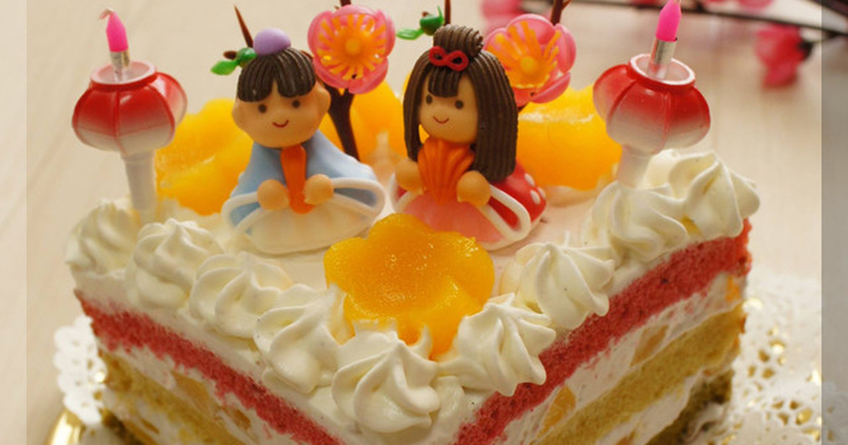 * 桃の節句 ❤ ひな祭りケーキ♬ by ♡Alice♪ [クックパッド] 簡単おいしいみんなのレシピが252万品