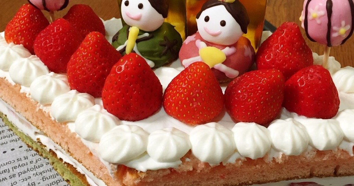 ホットケーキミックスで作るひな祭りケーキ by コツメKWUS [クックパッド] 簡単おいしいみんなのレシピが252万品