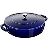 Staub ストウブ ブレイザーソテーパン 28cm ダークブルー 12612891(40511-476-0) [並行輸入品]