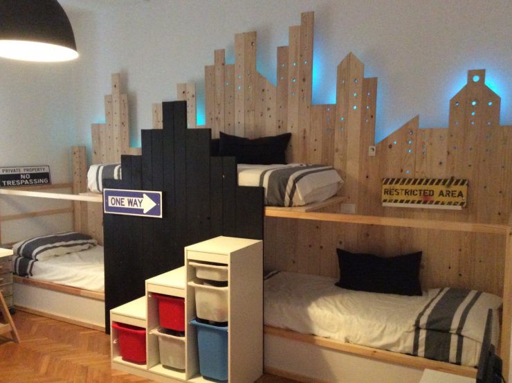 IKEA KURA HACK - triple bunk bed | Mommo Design