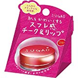 SUGAO スフレ感 チーク＆リップ じんわりレッド 6.5g