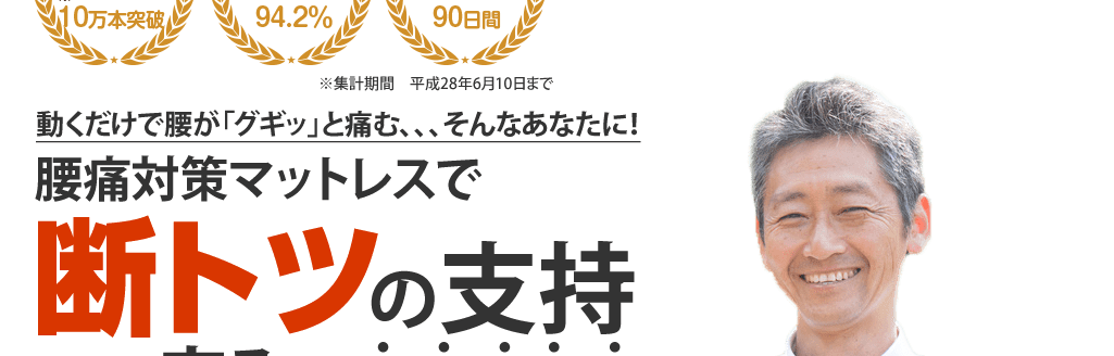 腰痛対策マットレス モットン