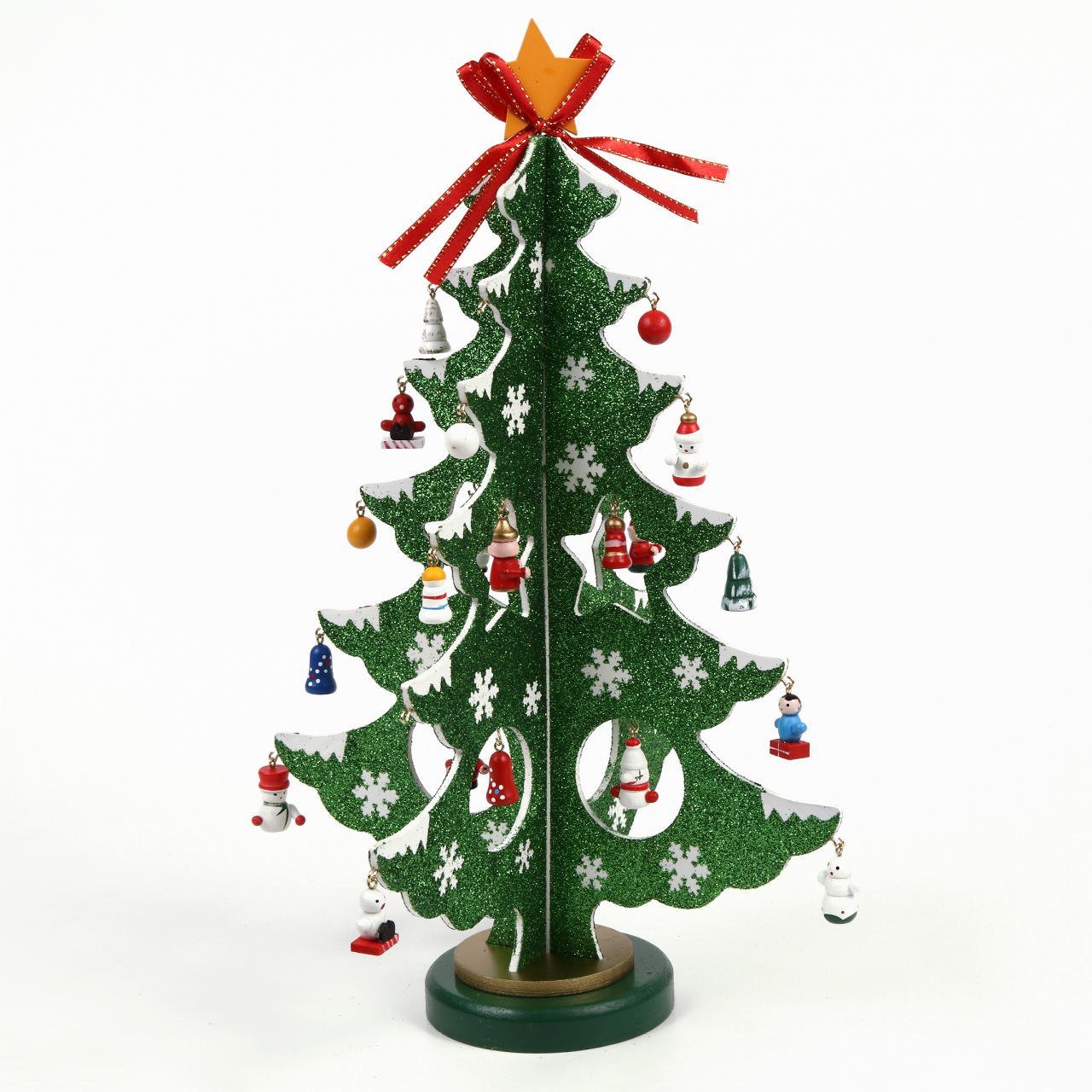 自分で飾り付けができる卓上タイプのクリスマスツリー